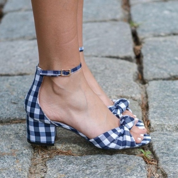 Betsey Johnson Gingham Checkered Women's Shoes - Picture 2 of 12